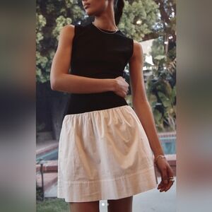 Pistola Adrienne Mini Dress Black and White sz Small